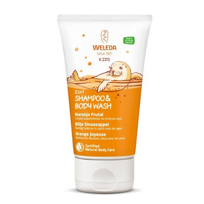 Weleda Champô E gel 2 Em 1 Kids Laranja Frutal 150ml